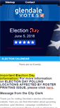 Mobile Screenshot of glendalevotes.org