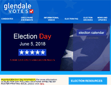 Tablet Screenshot of glendalevotes.org
